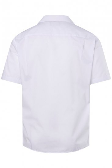 Men+ 758 Üzleti ing rövid ujjú nyitott gallérral Fehér - Ingek - Ingek 2XL-10XL