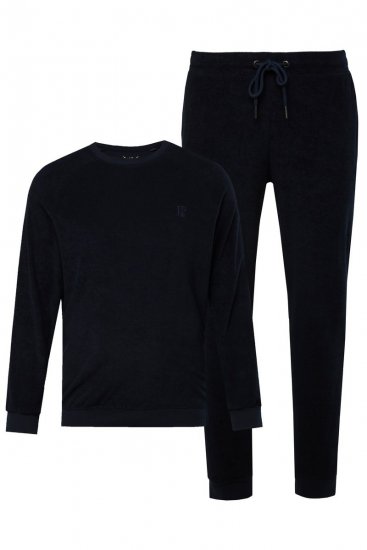 JP1880 Pyjamas Two-piece Belly Fit Dark Navy - Alsónemű & strandruhák - Nagyméretű Alsónemű 2XL-8XL