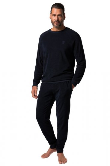 JP1880 Pyjamas Two-piece Belly Fit Dark Navy - Alsónemű & strandruhák - Nagyméretű Alsónemű 2XL-8XL