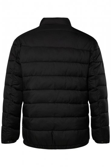 Men+ 494 Steppelt dzseki állógallérral Fekete - Kabátok - Nagyméretű Kabátok - 2XL-8XL