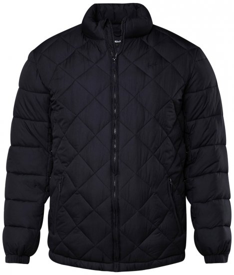 Men+ 494 Steppelt dzseki állógallérral Sötétkék - Kabátok - Nagyméretű Kabátok - 2XL-8XL