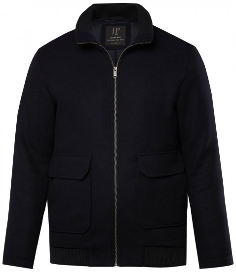 JP1880 831627 Bomber dzseki gyapjúkeverékből Sötétkék - Kabátok - Nagyméretű Kabátok - 2XL-8XL