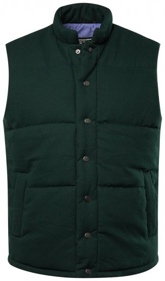 STHUGE 831896 Bélelt flanel mellény Sötétzöld - Kabátok - Nagyméretű Kabátok - 2XL-8XL