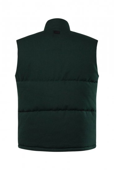 STHUGE 831896 Bélelt flanel mellény Sötétzöld - Kabátok - Nagyméretű Kabátok - 2XL-8XL