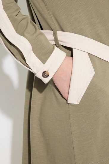 Ulla Popken 831963 Hosszú ujjú ruha Szürke - Maxi ruhák - Női plus size maxiruhák