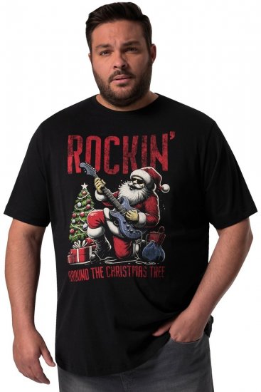 Men+ 180 Póló Rockin' Fekete - Pólók - Nagyméretű pólók - 2XL-14XL
