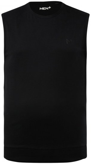 Men+ 248 Ujjatlan póló bellyfit Fekete - Pólók - Nagyméretű pólók - 2XL-14XL