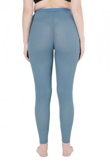 Ulla Popken 833718 Harisnyaleggings csipkével Petrol - Harisnyanadrágok & zoknik - 