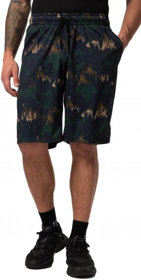 JP1880 Jay-Pi Bermuda QuickDry Mesh Fitness Shorts Khaki - Sportruházat - Nagyméretű Sportruházat 2XL-10XL