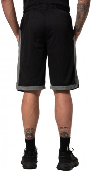JP1880 Jay-Pi Bermuda QuickDry Mesh Fitness Shorts Black - Sportruházat - Nagyméretű Sportruházat 2XL-10XL