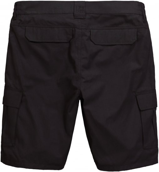 JP1880 Jay-Pi Bermuda QuickDry Cargo Shorts Black - Sportruházat - Nagyméretű Sportruházat 2XL-10XL