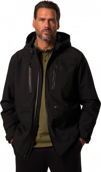 JP1880 Jay-Pi Functional Jacket Black - Sportruházat - Nagyméretű Sportruházat 2XL-10XL
