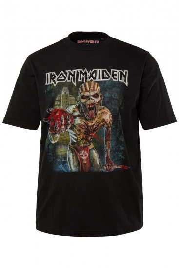 JP1880 Iron Maiden Eddie Attack Band T-Shirt Black - Pólók - Nagyméretű pólók - 2XL-14XL