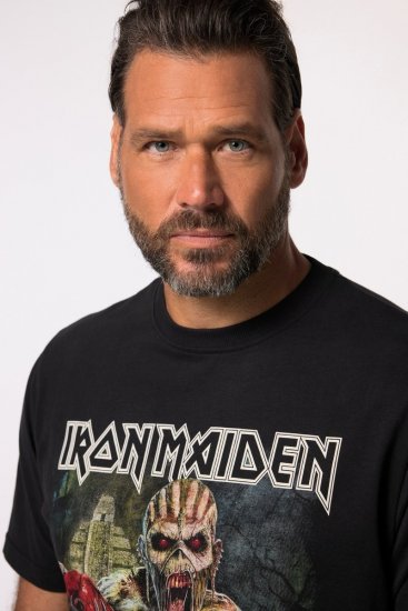 JP1880 Iron Maiden Eddie Attack Band T-Shirt Black - Pólók - Nagyméretű pólók - 2XL-14XL