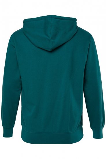 Men+ 851 Kapucnis pulóver cipzárral Fenyőzöld - Pulóverek & kapucnis pulóverek - Pulóverek & Kapucnis pulóver 2XL-12XL