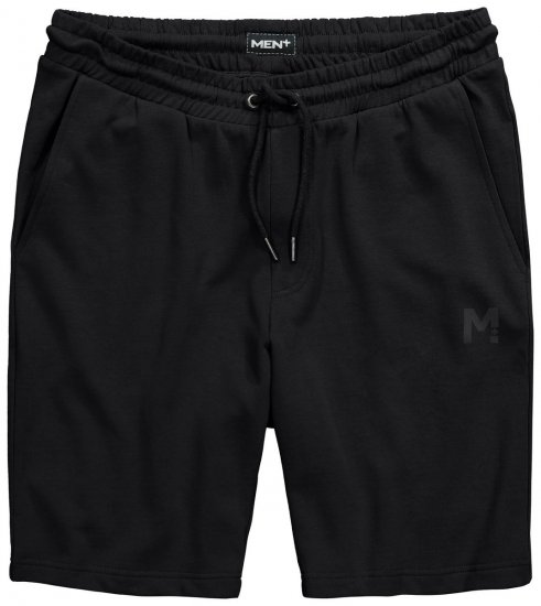 Men+ 858 Melegítő rövidnadrág Fekete - Melegítőnadrág & rövidnadrág - Melegítőnadrág & Melegítő Rövidnadrág 2XL-12XL