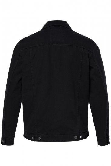 Men+ 446 Farmerdzseki mellzsebekkel Fekete - Kabátok - Nagyméretű Kabátok - 2XL-8XL
