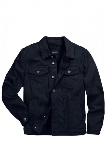 Men+ 446 Farmerdzseki mellzsebekkel Sötétkék - Kabátok - Nagyméretű Kabátok - 2XL-8XL