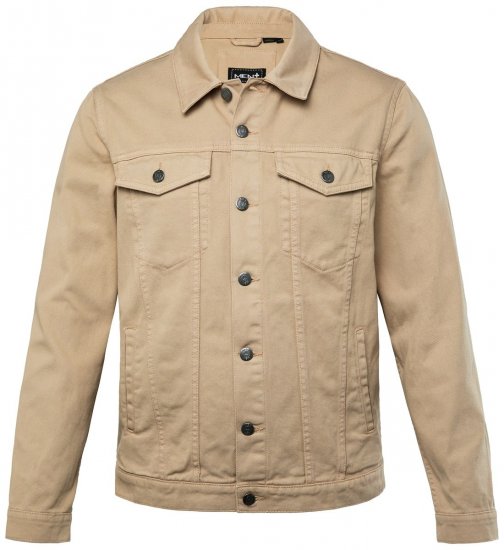 Men+ 446 Farmerdzseki mellzsebekkel Homok - Kabátok - Nagyméretű Kabátok - 2XL-8XL