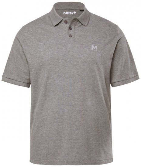 Men+ 256 Galléros póló Szürke - Pólóingek - Galléros Pólók 2XL-8XL - Pólóingek 2XL-8XL