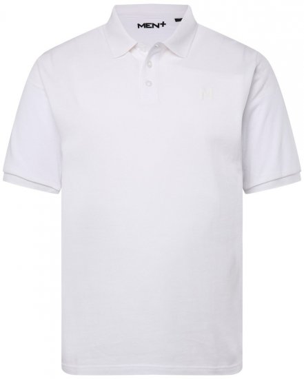 Men+ 256 Galléros póló Fehér - Pólóingek - Galléros Pólók 2XL-8XL - Pólóingek 2XL-8XL