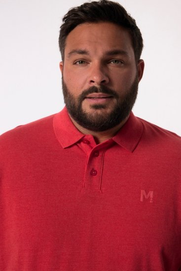 Men+ 256 Galléros póló Piros - Pólóingek - Galléros Pólók 2XL-8XL - Pólóingek 2XL-8XL