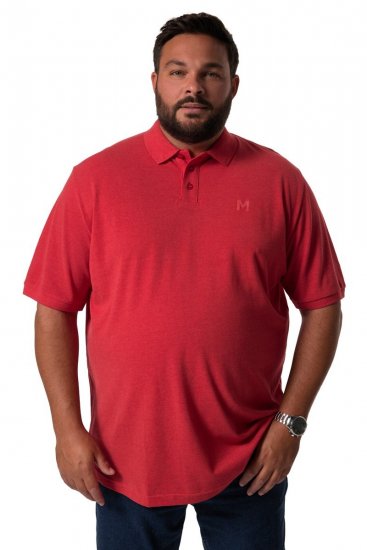 Men+ 256 Galléros póló Piros - Pólóingek - Galléros Pólók 2XL-8XL - Pólóingek 2XL-8XL