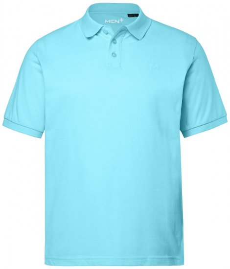 Men+ 256 Galléros póló Világos türkiz - Pólóingek - Galléros Pólók 2XL-8XL - Pólóingek 2XL-8XL