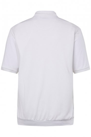Men+ 264 Galléros póló bellyfit Fehér - Pólóingek - Galléros Pólók 2XL-8XL - Pólóingek 2XL-8XL