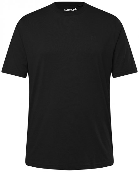 Men+ 276 Póló kerek nyakú Fekete - Pólók - Nagyméretű pólók - 2XL-14XL