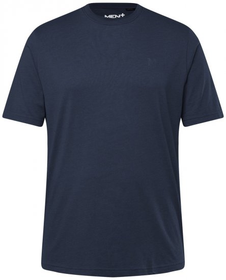 Men+ 276 Póló kerek nyakú Sötétkék - Pólók - Nagyméretű pólók - 2XL-14XL