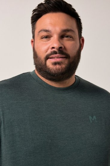 Men+ 276 Póló kerek nyakú Sötétzöld - Pólók - Nagyméretű pólók - 2XL-14XL