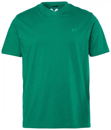 Men+ 279 Póló V-nyakú Smaragdzöld - Pólók - Nagyméretű pólók - 2XL-14XL