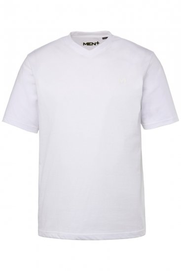 Men+ 299 Póló V-nyakú Fehér 2 db-os csomag - Pólók - Nagyméretű pólók - 2XL-14XL