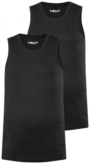 Men+ 305 Trikó Fekete 2 db-os csomag - Pólók - Nagyméretű pólók - 2XL-14XL