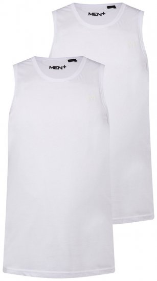 Men+ 305 Trikó Fehér 2 db-os csomag - Pólók - Nagyméretű pólók - 2XL-14XL