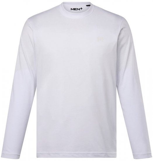 Men+ 307 Póló hosszú ujjú Fehér - Pólók - Nagyméretű pólók - 2XL-14XL