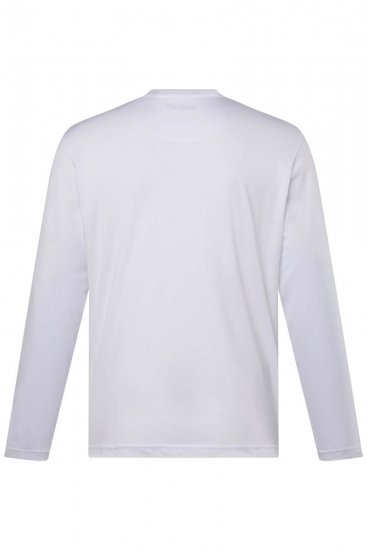 Men+ 307 Póló hosszú ujjú Fehér - Pólók - Nagyméretű pólók - 2XL-14XL