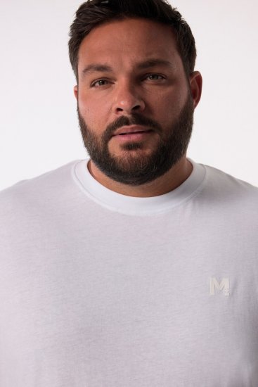 Men+ 307 Póló hosszú ujjú Fehér - Pólók - Nagyméretű pólók - 2XL-14XL