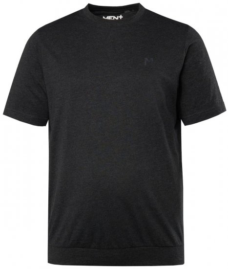 Men+ 308 Póló bellyfit Fekete - Pólók - Nagyméretű pólók - 2XL-14XL