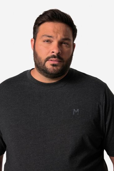 Men+ 308 Póló bellyfit Fekete - Pólók - Nagyméretű pólók - 2XL-14XL