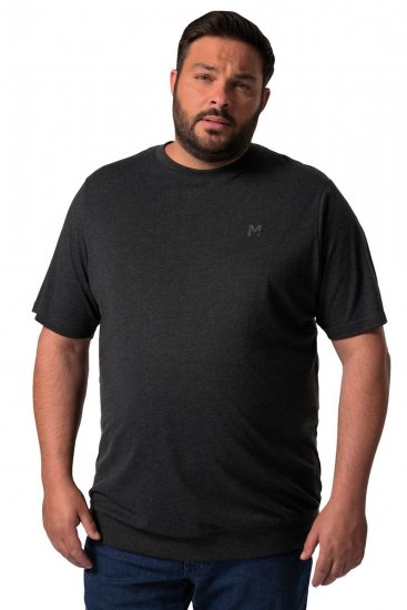Men+ 308 Póló bellyfit Fekete - Pólók - Nagyméretű pólók - 2XL-14XL