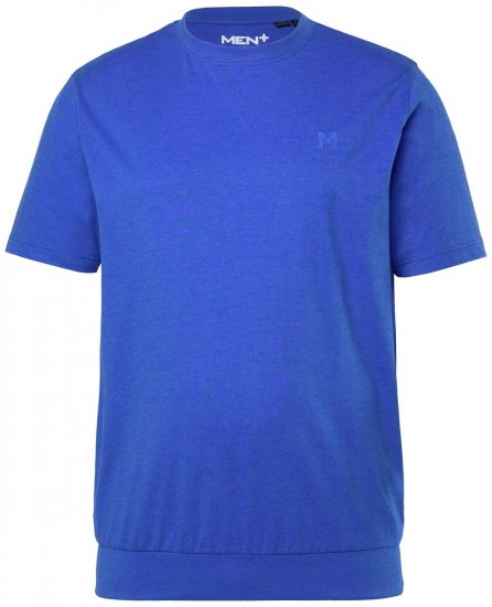 Men+ 308 Póló bellyfit Azúrkék - Pólók - Nagyméretű pólók - 2XL-14XL