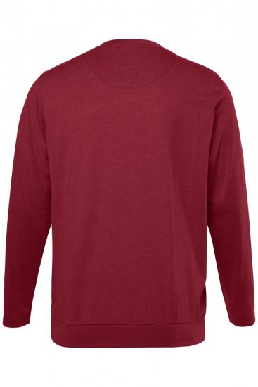 Men+ 313 Póló hosszú ujjú bellyfit Rézbarna - Pólók - Nagyméretű pólók - 2XL-14XL