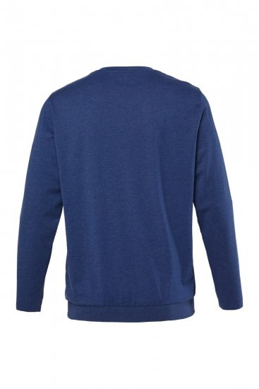 Men+ 313 Póló hosszú ujjú bellyfit Éjkék - Pólók - Nagyméretű pólók - 2XL-14XL