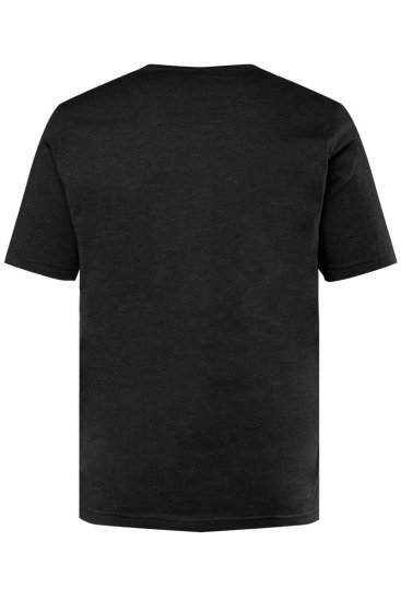 Men+ 365 Henley póló Fekete - Pólók - Nagyméretű pólók - 2XL-14XL