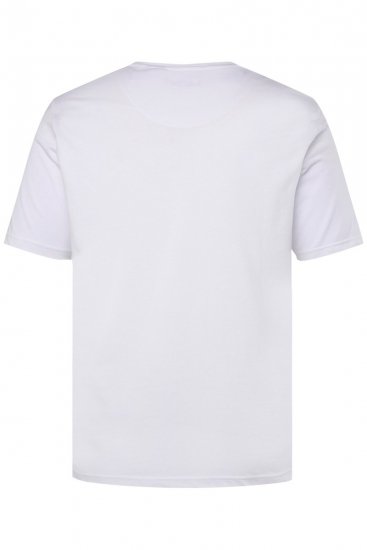 Men+ 365 Henley póló Fehér - Pólók - Nagyméretű pólók - 2XL-14XL