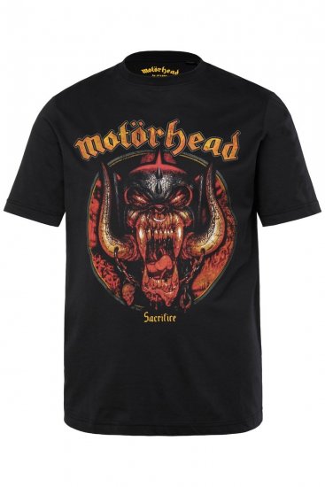 JP1880 Motörhead Sacrifice Band T-Shirt Black - Pólók - Nagyméretű pólók - 2XL-14XL