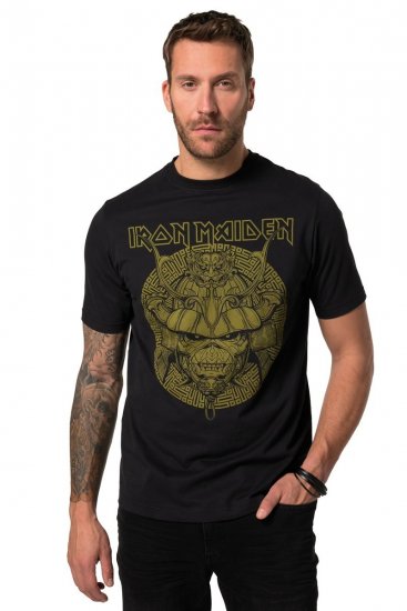 JP1880 Iron Maiden Samurai Eddie T-Shirt Black - Pólók - Nagyméretű pólók - 2XL-14XL
