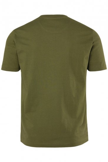 Men+ 424 Póló Trout Trophy Sötét oliva - Pólók - Nagyméretű pólók - 2XL-14XL